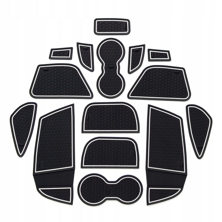 ANTYPOŚLIZGOWE MATY DYWANIKI DO SCHOWKÓW FORD FOCUS MK3 3 2010-2014