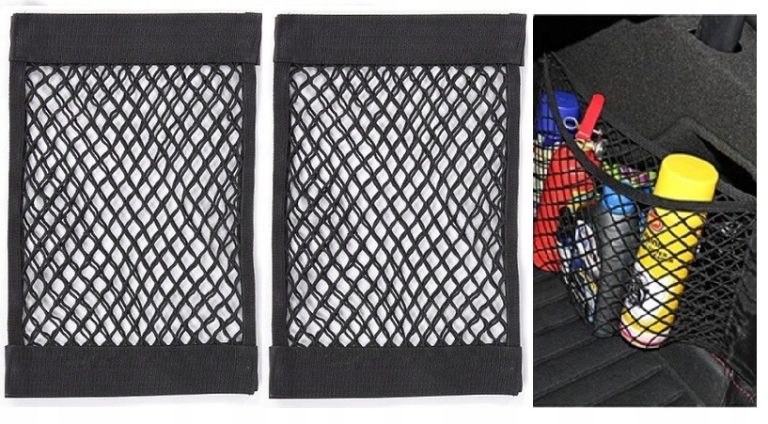 2 X ORGANIZER SIATKA NA RZEP DO BAGAŻNIKA 40x25CM