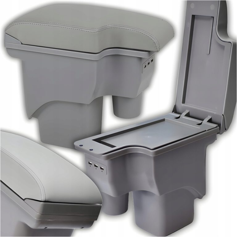 PODŁOKIETNIK Z USB FORD FOCUS 2004-2011 MK2 SZARY